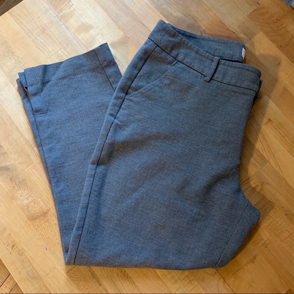 2 FOR $20 A New Day black white tiny check ankle pant sz 12